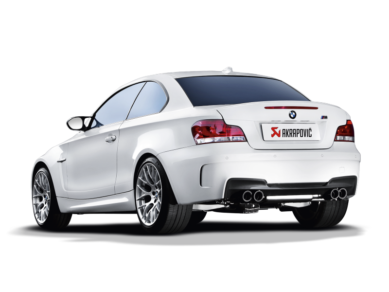 Akrapovic Slip-On Line Exhaust for 2011-2012 BMW 1 Series M Coupe - Titanium Part Number AKR-M-BM/T/4H