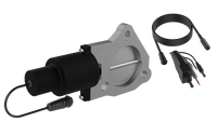 Válvula de corte eléctrica QTP QTEC atornillable de 3 pulgadas para escapes Borla - Individual