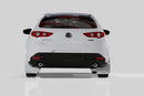 Rally Armor 19-25 Mazda3 Hatchback Black UR Mud Flap w/White Logo