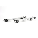 BLOX Racing V2 Billet Rear Lower Control Arms with Poly Bushings for 1996-2000 Honda Civic - Raw Finish