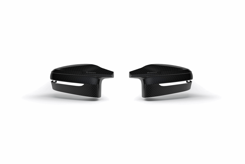 Akrapovic Gloss Carbon Mirror Cap Set for BMW M2, M3, and M4 (2021+ Models) - Part akrWM-BM/CA/4/G