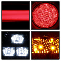 Spyder 16-21 Honda Civic Type R & Hatchback Light Bar LED Tail Lights in Black Chrome (ALT-YD-HC16HB-BC)
