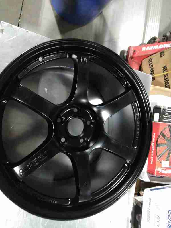 Scratch & Dent Gram Light 57DR 19x9.5 +35 5-114.3 Semi Gloss Black Wheel