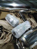 HKS 2014+ Infiniti Q50 Sedan VQ37 Dual Hi-Power Titanium Tip Catback Exhaust (32009-KN001) — Incomplete: Only half of the kit