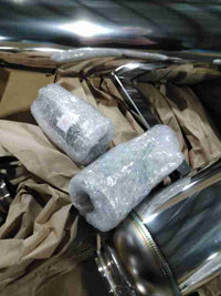 HKS 2014+ Infiniti Q50 Sedan VQ37 Dual Hi-Power Titanium Tip Catback Exhaust (32009-KN001) — Incomplete: Only half of the kit