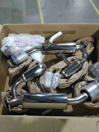 HKS 2014+ Infiniti Q50 Sedan VQ37 Dual Hi-Power Titanium Tip Catback Exhaust (32009-KN001) — Incomplete: Only half of the kit