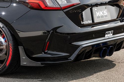 HKS FL5 Civic Type R Carbon Fiber Rear Bumper Diffuser Spoiler ...