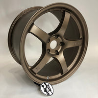 Gram Lights 57CR 19X9.5 +25 5x114.3 in Bronze II Wheel