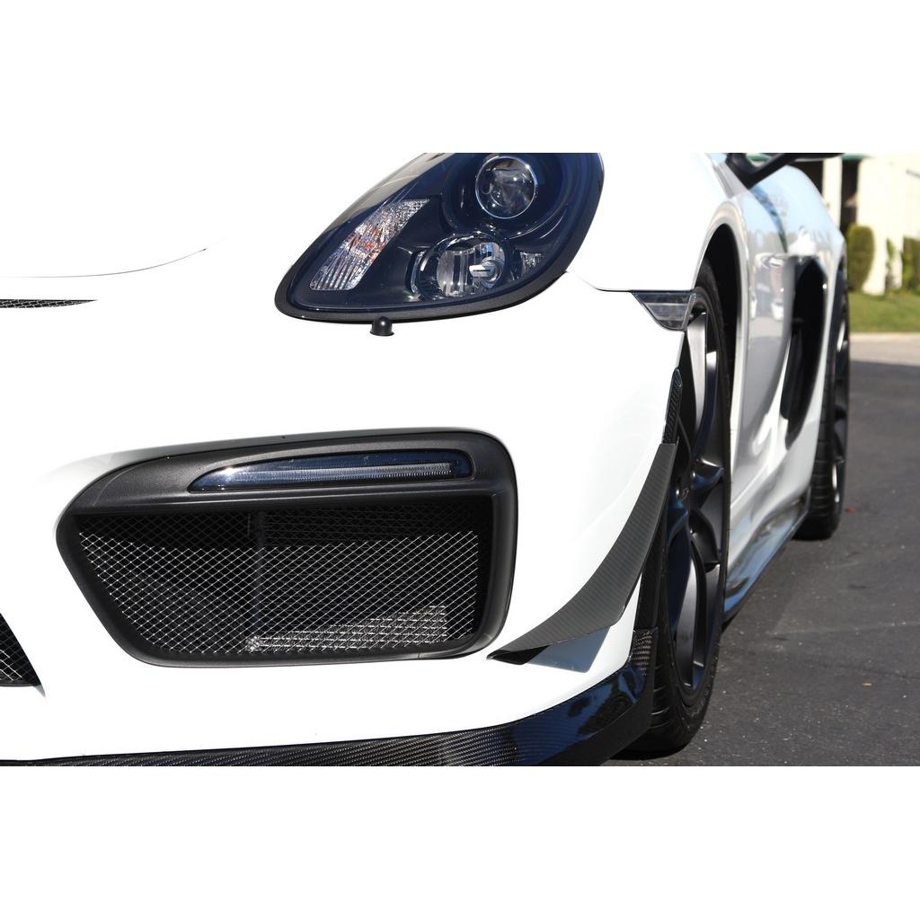 APR Peformance  Porsche 981 Cayman GT4 Front Bumper Canards 2015-2016