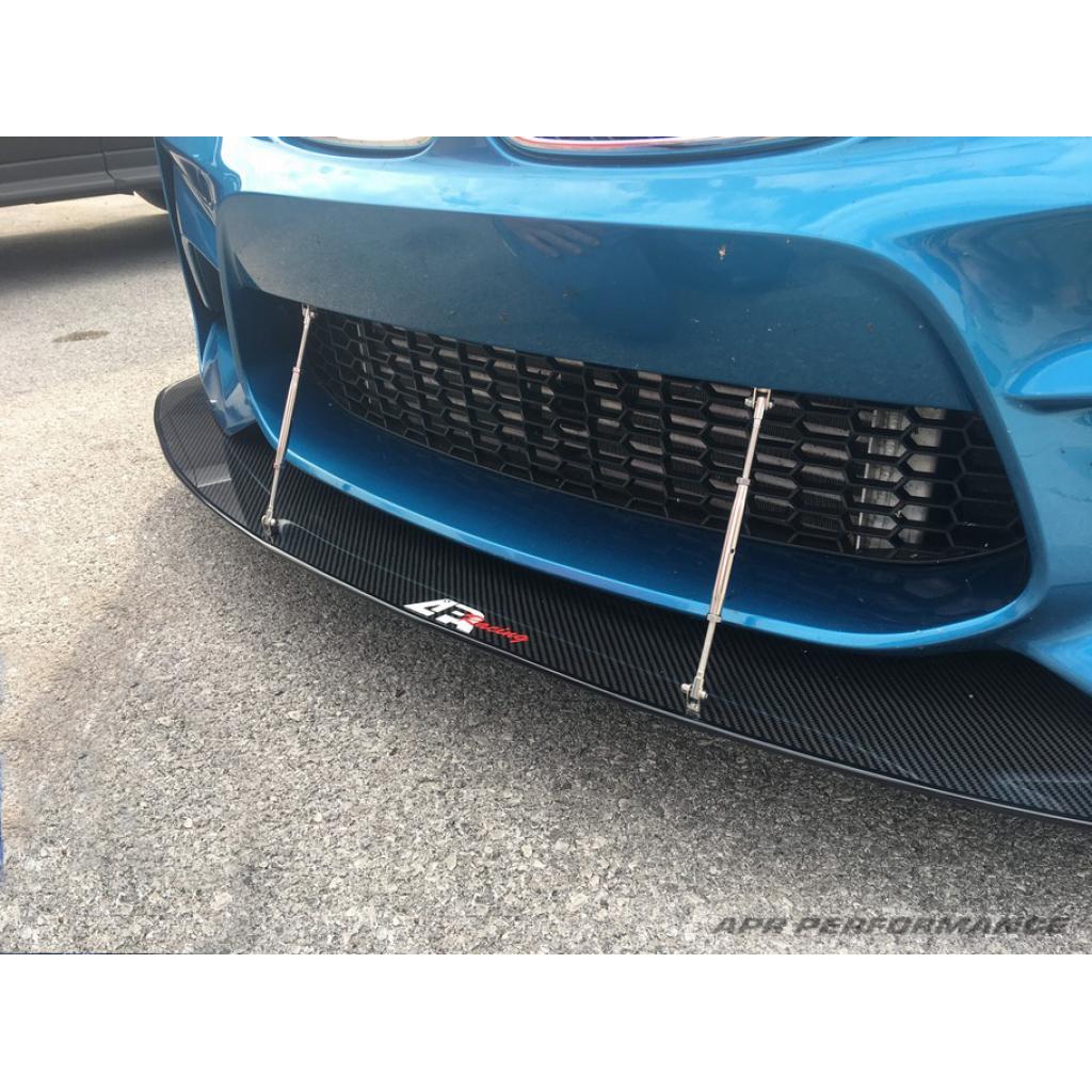 APR Peformance  BMW F87 M2 Stock Bumper Front Wind Splitter 2016-2021