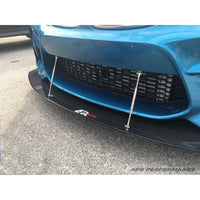 APR Peformance  BMW F87 M2 Stock Bumper Front Wind Splitter 2016-2021