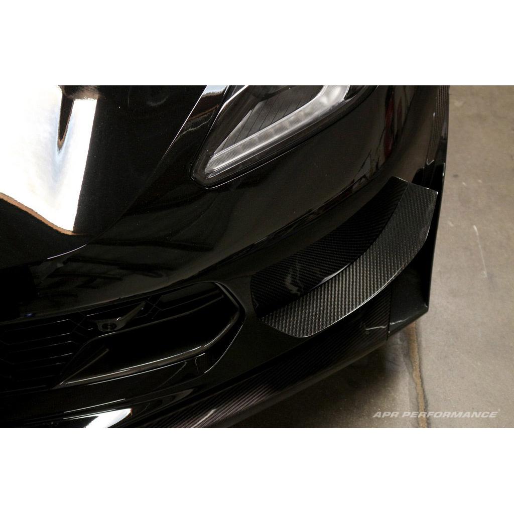 APR Peformance  Chevrolet Corvette C7 / C7 Z06 Front Bumper Race Canards 2014-2019