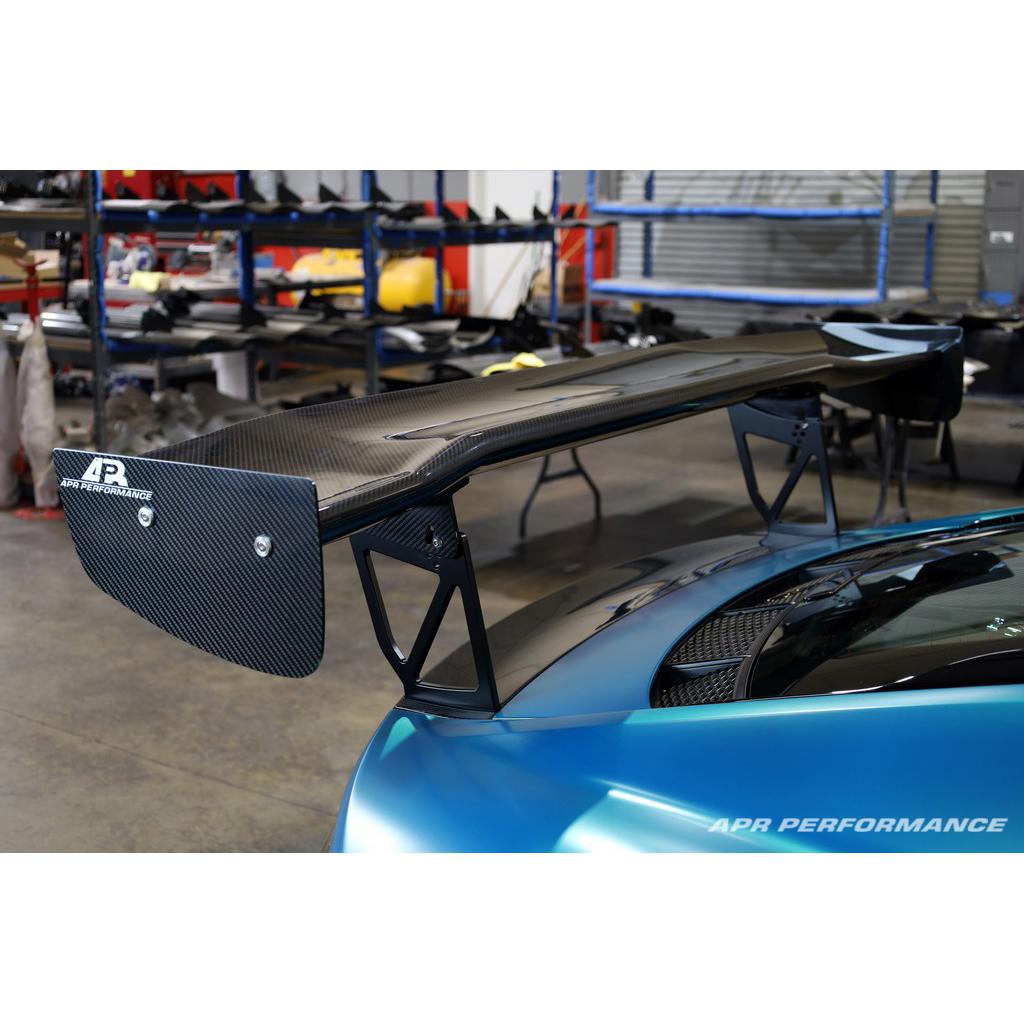 APR Peformance  Audi R8 GTC-500 Adjustable Wing, with Carbon Fiber Active Spoiler Panel Replacement 2016-2022