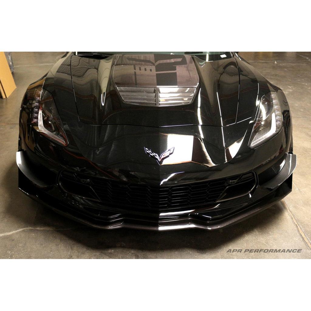 APR Peformance  Chevrolet Corvette C7 / C7 Z06 Front Bumper Race Canards 2014-2019