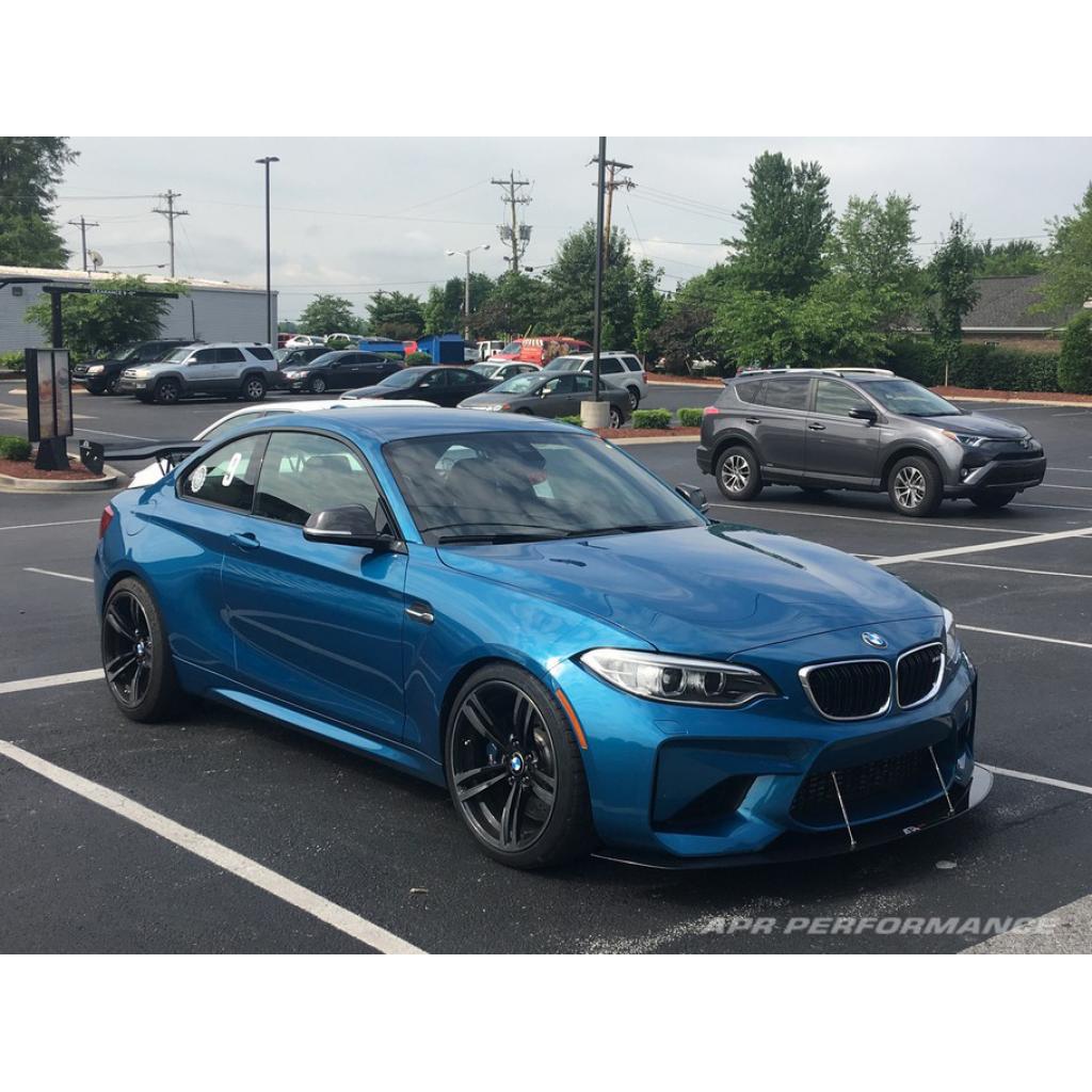 APR Peformance  BMW F87 M2 Stock Bumper Front Wind Splitter 2016-2021