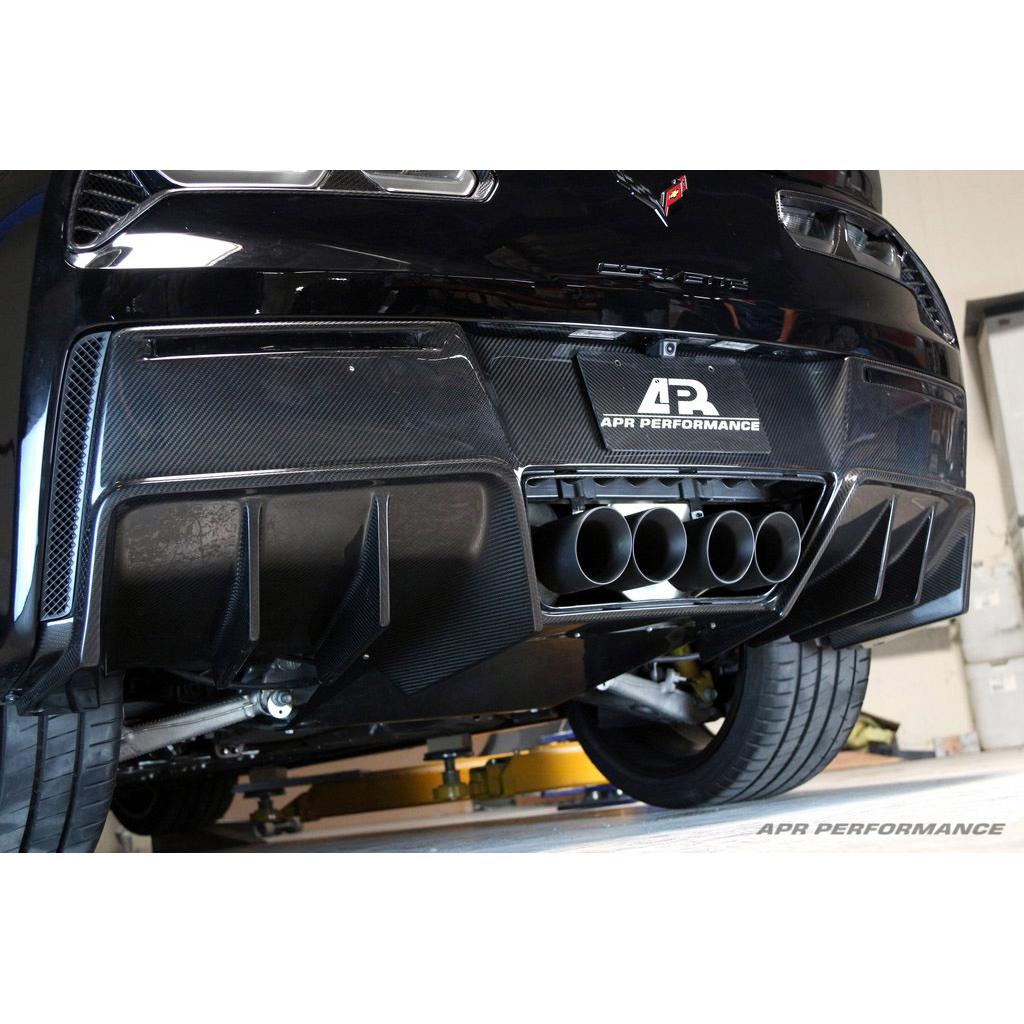 APR Peformance  Chevrolet Corvette C7 Z06 Rear Diffuser 2014-2019  Version 2