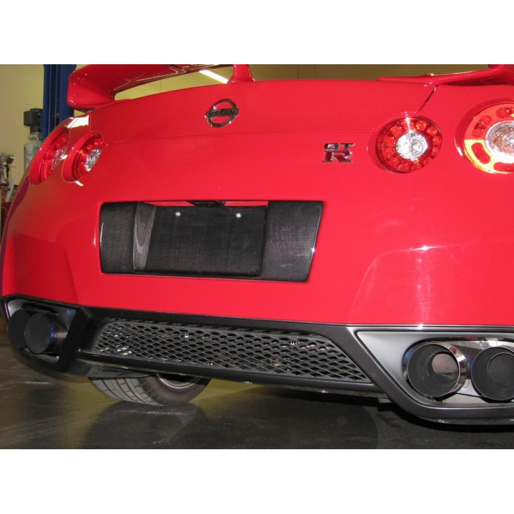 APR Peformance Nissan GTR R35 License Plate Backing 2008-2011 ...