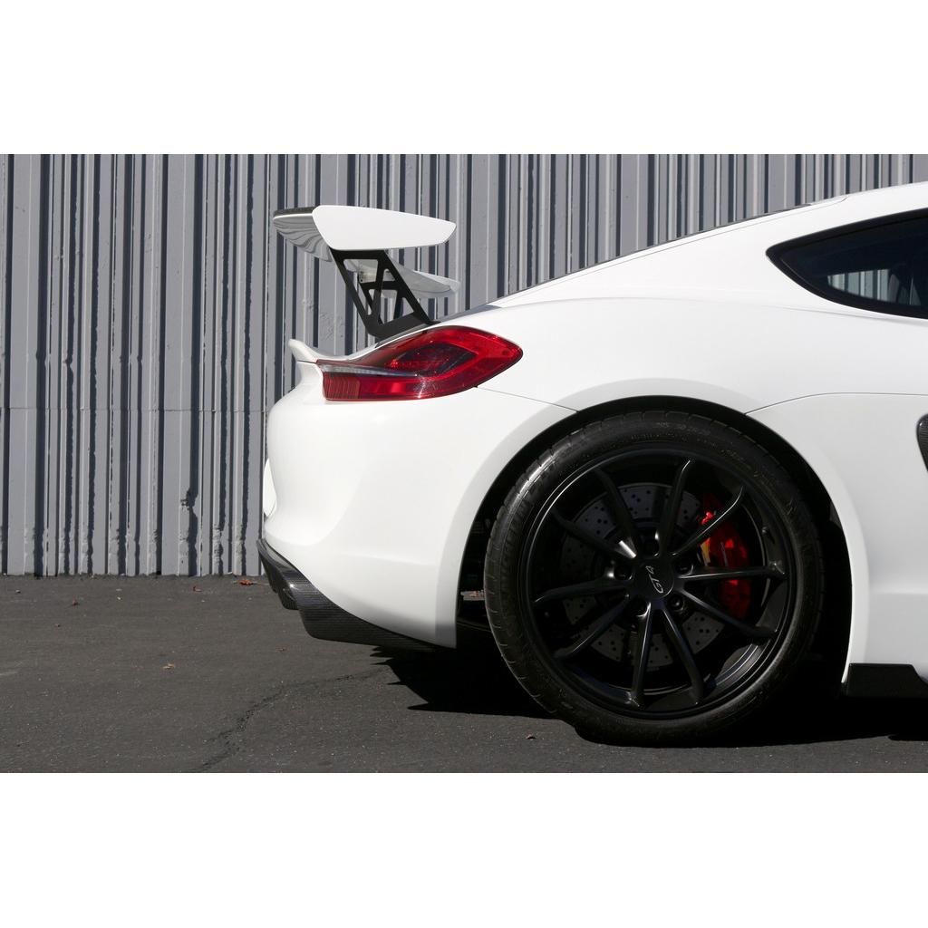 APR Peformance  Porsche 981 Cayman GT4 Factory Wing Extension kit 2015-2016