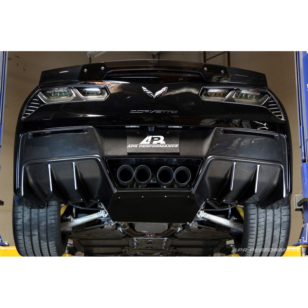 APR Peformance  Chevrolet Corvette C7 Z06 Rear Diffuser 2014-2019  Version 2