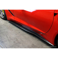 APR Peformance  Chevrolet Corvette C7 C7 Z06 Side Rocker Extensions/ Side Skirt 2014-19