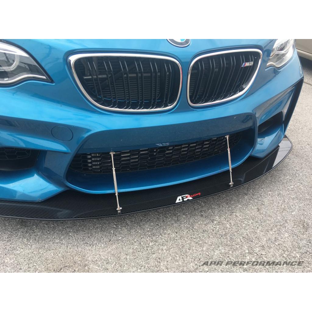 APR Peformance  BMW F87 M2 Stock Bumper Front Wind Splitter 2016-2021
