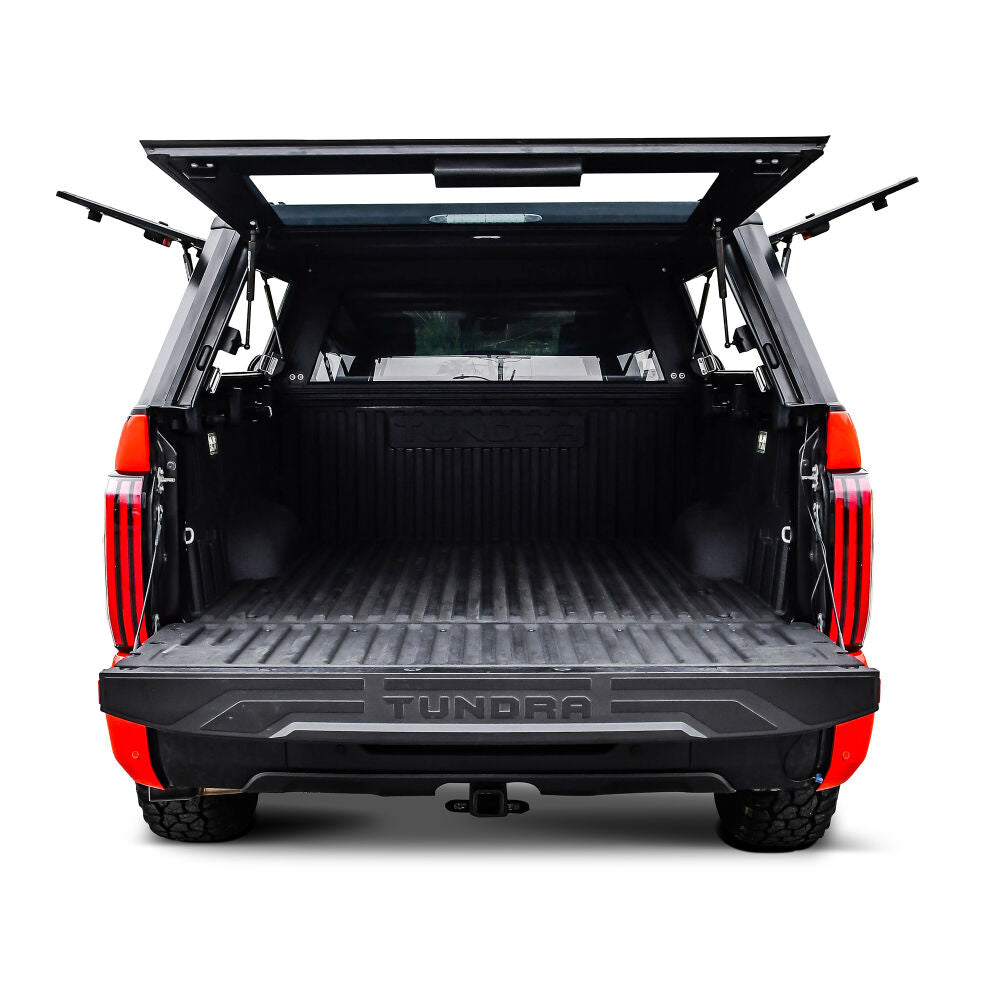 Westin 22-24 Toyota Tundra CC 5.5ft. Bed EXP Truck Cap Black - BOX 1 & BOX 2 (COMPLETE KIT) (16-14155)