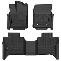 Husky Liners 2022+ Toyota Tundra CrewMax X-ACT Front & 2nd Seat Floor Liner - Blk