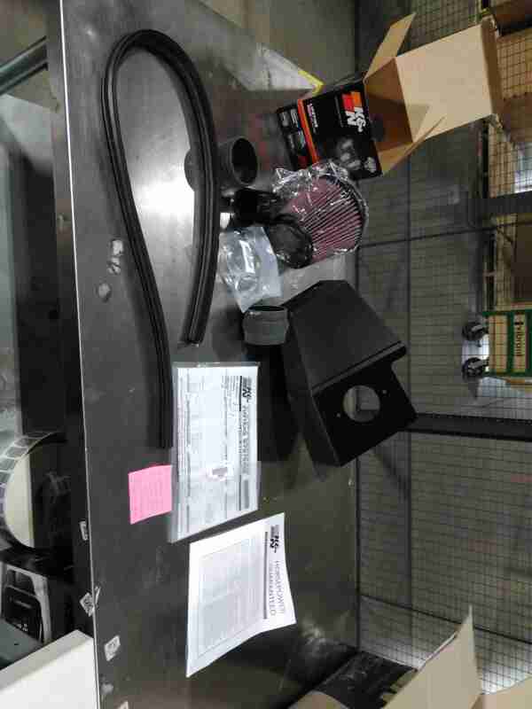 K&N 2022+ Honda Civic 1.5L Turbo L4 Silver Typhoon Intake (69-1509TC) — Incomplete: Missing components