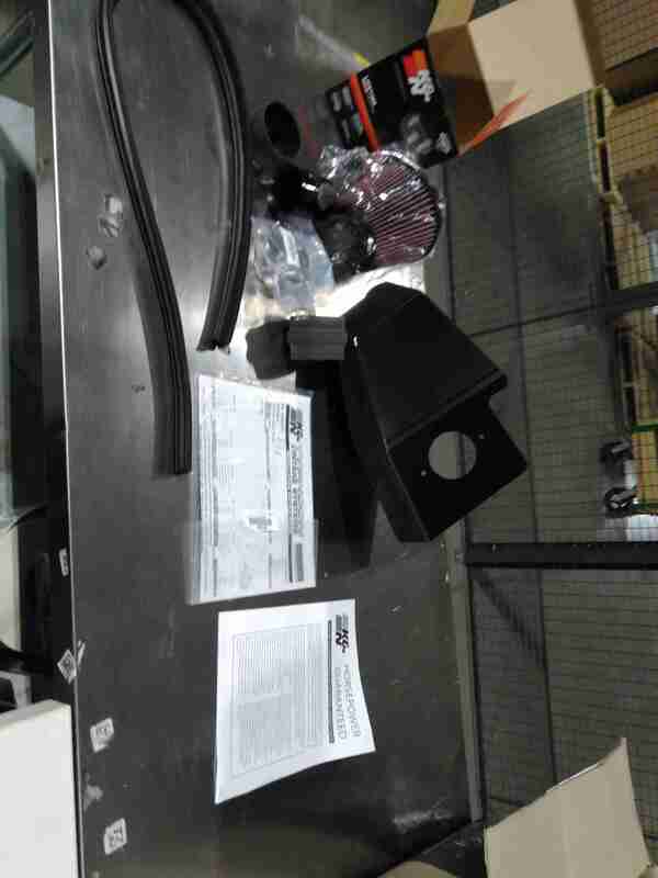 K&N 2022+ Honda Civic 1.5L Turbo L4 Silver Typhoon Intake (69-1509TC) — Incomplete: Missing components