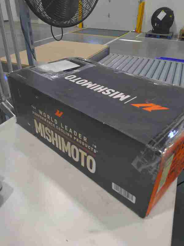 Mishimoto 22+ Subaru WRX Top-Mount Intercooler Kit with Silver Core and Black Pipes — Incomplete: Only has box 1 of 2