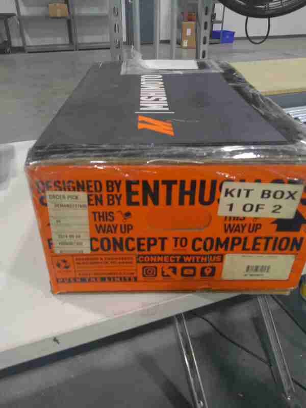 Mishimoto 22+ Subaru WRX Top-Mount Intercooler Kit with Silver Core and Black Pipes — Incomplete: Only has box 1 of 2