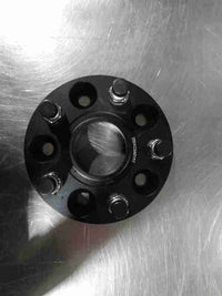 Mishimoto Wheel Spacers - 5x120 - 64.1 CB - M14 x1.5 - 25mm - BK (MMWS-013-250BK) — Scratch & Dent
