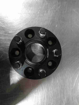 Mishimoto Wheel Spacers - 5x120 - 64.1 CB - M14 x1.5 - 25mm - BK (MMWS-013-250BK) — Scratch & Dent