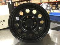 Nomad N501SB Convoy 16x8in / 6x139.7 BP / -10mm Offset / 106.1mm Bore - Satin Black Wheel — Scratch & Dent