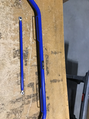 NRG Harness Bar 47in. - Blue — Incomplete: Missing hardware