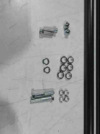 NRG Harness Bar 47in. - Titanium finish — Incomplete: Missing some installation hardware