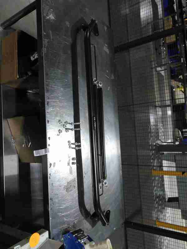 NRG Harness Bar 47in. - Titanium finish — Incomplete: Missing some installation hardware