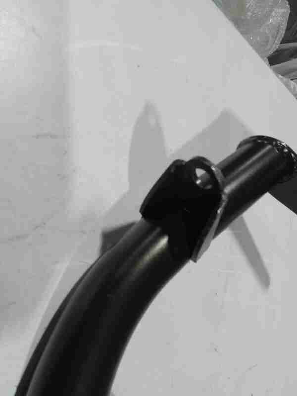 NRG Harness Bar 47in. - Titanium finish — Incomplete: Missing some installation hardware