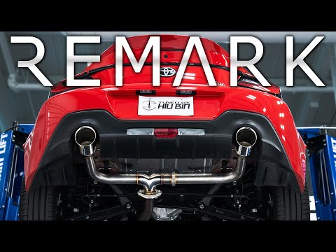 Remark 2022+ Subaru BRZ/Toyota GR86 Axle Back Exhaust w/Titanium Double Wall Tip (RO-TTZ8-D)