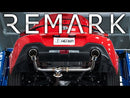 Remark 2022+ Subaru BRZ/Toyota GR86 Axle Back Exhaust w/Titanium Double Wall Tip (RO-TTZ8-D)