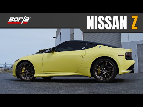 Borla 22-24 Nissan Z 2.5in ATAK Cat Back Exhaust 4.5in Tip - Carbon Fiber Black Anodized (140930CFBA)
