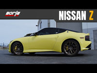 Borla 22-24 Nissan Z 2.5in ATAK Cat Back Exhaust 4.5in Tip - Carbon Fiber Black Anodized (140930CFBA)