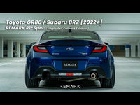 Remark 2022+ Toyota GR86 / Subaru BRZ T304 Stainless Steel Catback Exhaust System (RK-C1063T-04)