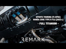 Remark 2023+ Honda Civic Type-R (FL5) Sports Touring Catback Exhaust/Front Pipe - Full Titanium
