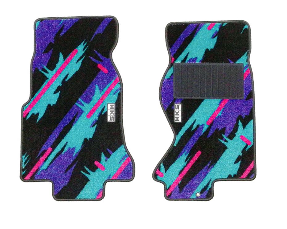 HKS Mitsubishi Evolution CT9A Non-MR 50th Anniversary Tapete color aceite - Juego delantero LHD