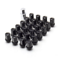 Rays Dura-Nut L37 Straight Type 6H 12x1.50 Lug Nut Set 20 Lug 4 Lock Set in Black