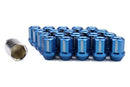 Rays Dura-Nut L32 Straight Type 12x1.25 Lug Nut Set 16 Lug 4 Lock Set - Blue