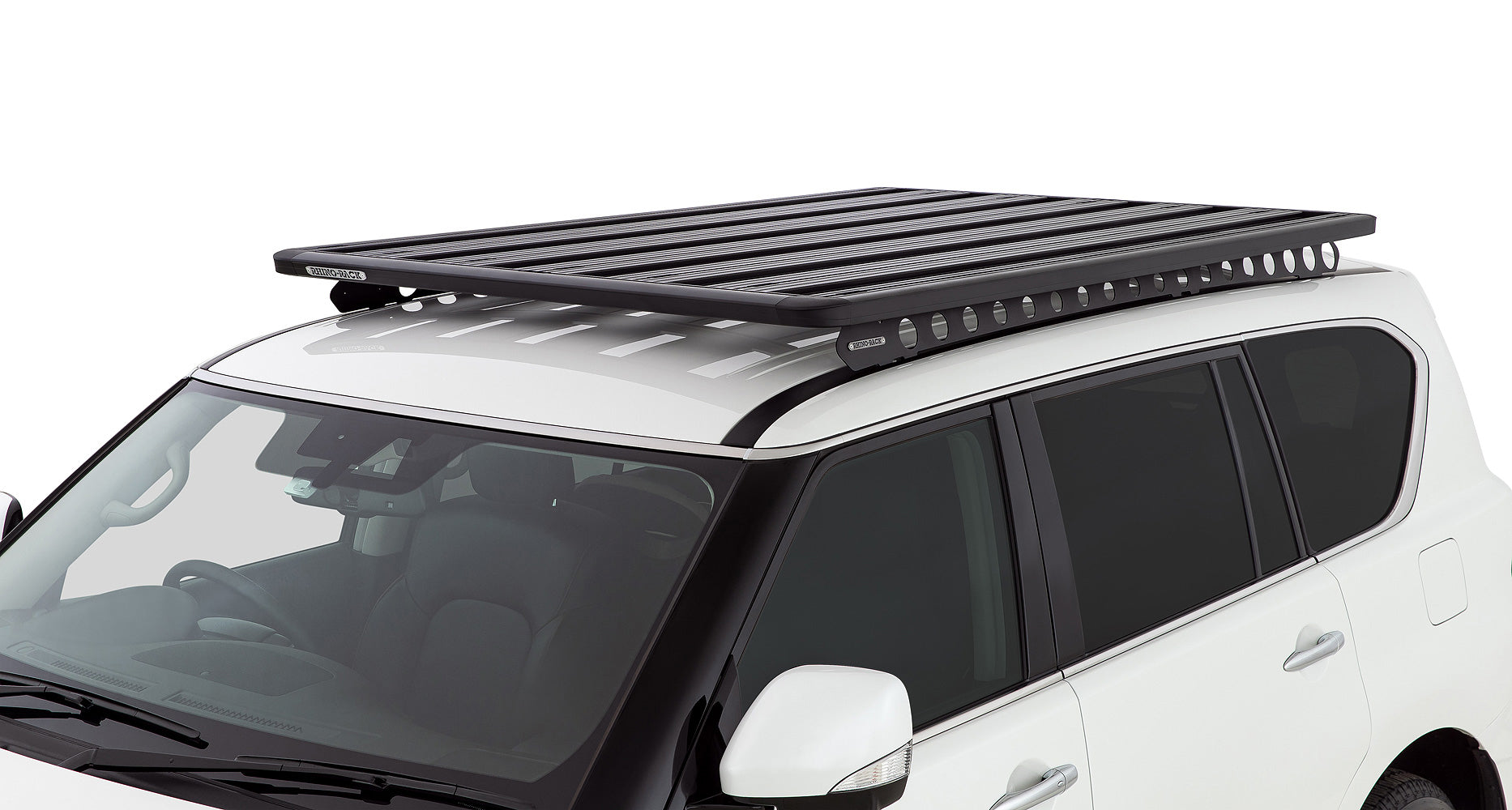Ruano Rack Rhino Rack 17-24 Nissan Armada Y62 84in x 56in Pioneer Roof Rack Kit ...