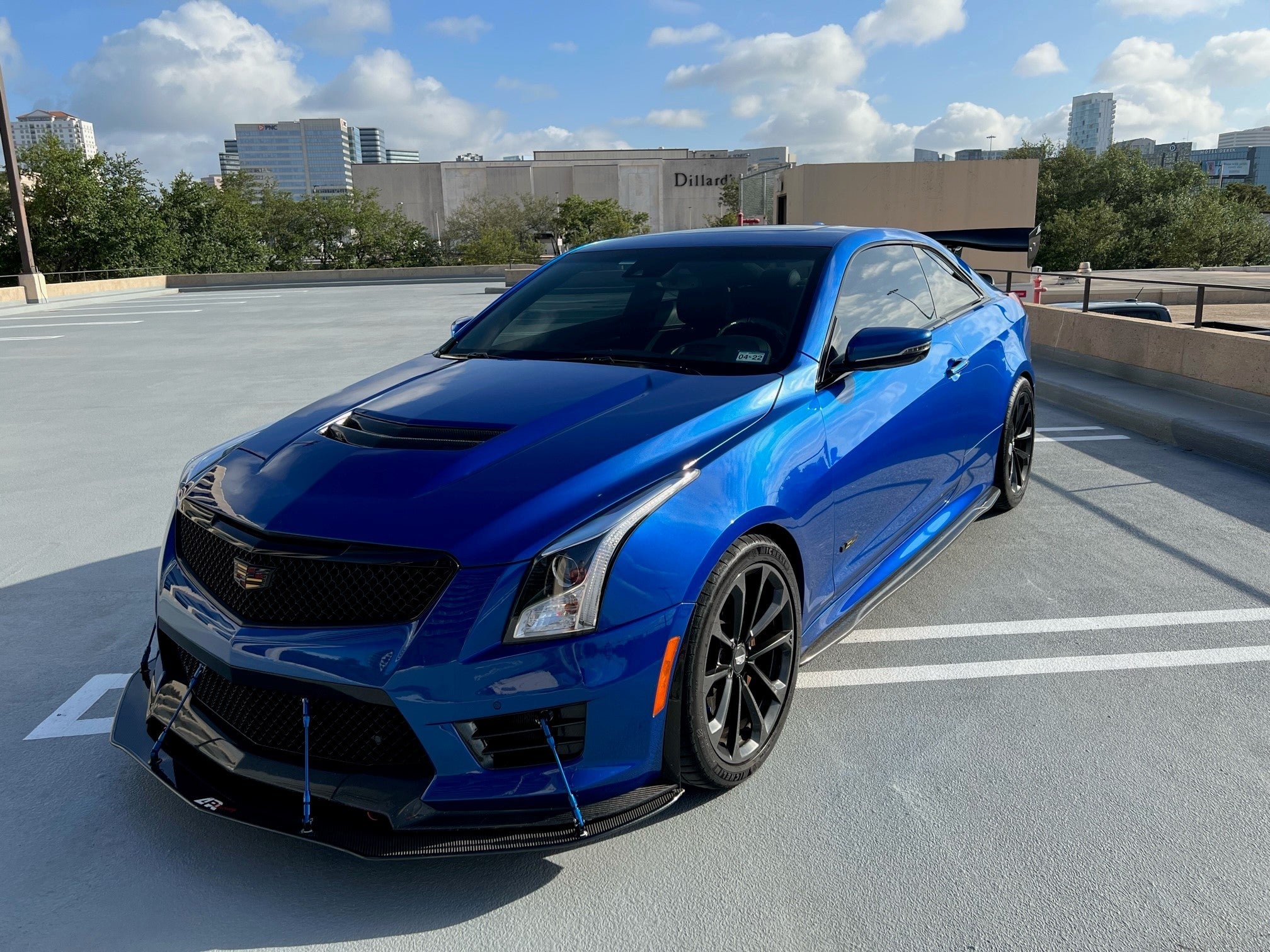 APR Cadillac ATS-V Front Wind Splitter 2016-2019 (with Carbon Package)