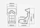 BRIDE GRADATION XERO RS PLUS FIA COMPLIANT FRP BUCKET SEAT | H01GGF
